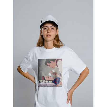 Albă ca Zăpada bea cafea tricou din bumbac